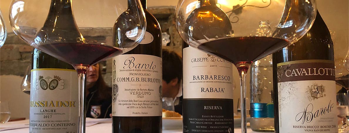 Barolo wine tasting